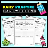 Fun Facts of the Day Daily Writing & Printing Practice Set