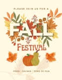 Fun Fall Festival Flyer