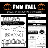 Fun Fall Phonics/Reading Worksheets