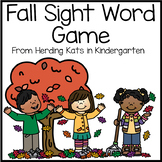 Fall Sight Word Game