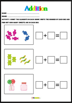 Fun First Grade Math: Numbers, Counting & Addition Printable Worksheets