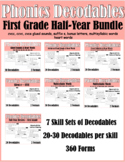 Fun First Grade Phonics Decodable - Half year Bundle - Sci