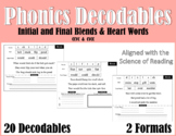 Fun First Grade Phonics Decodables - Blends CCVC & CVCC - 