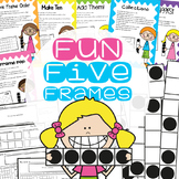 Five Frames Games and Worksheets pack
