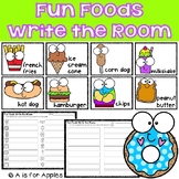 Fun Foods Write the Room