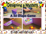 Math Center Freebie- 3D Shape Mystery Patterns to Reinforc