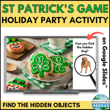 Preview of Fun Friday Activity for March | St. Patrick's Day Hidden Objects Game