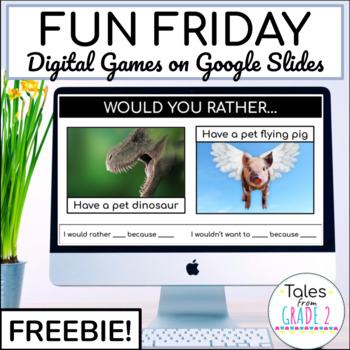 Preview of Fun Friday FREEBIE | Digital Resource | Classroom Party Games