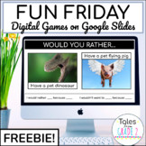 Fun Friday FREEBIE | Digital Resource | Classroom Party Games