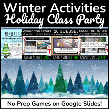 Preview of Fun Friday Games | Before Winter Break Activities | Christmas Party