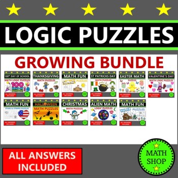 Preview of Fun Friday Math Activities and Logic Puzzles
