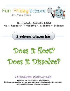 Preview of Fun Friday Science:  2 Water Experiments