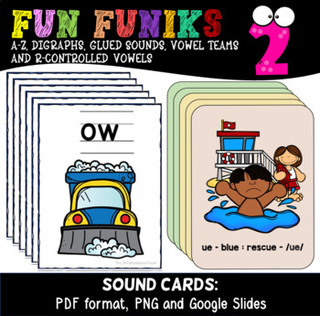 Preview of Fun Funiks: Letter-Keyword-Sound Flashcards for Level 2
