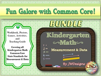 Preview of Kindergarten Math Bundle - Measurement & Data