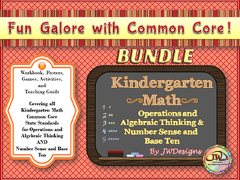 Preview of Kindergarten Math Bundle - OA and NSBT Bundle