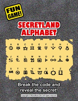 Preview of Fun Game (Ice Breaker): Secretland Alphabet (Language Game)