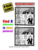 Fun Game (Ice Breaker): What's Different? (Halloween Game)