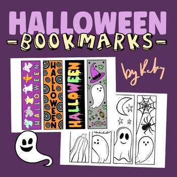 Preview of Fun Halloween Bookmarks - Printables
