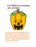 Fun and Creative Halloween ELA Activities