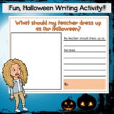 Fun Halloween Writing Activity~ What Costume Should My Tea