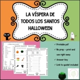 Fun Halloween activity for Spanish class!