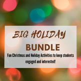 Fun Holiday / Christmas Bundle! FOUR Activities for Christ