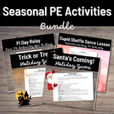 Holiday PE Activities Bundle - Seasonal Games & Lessons