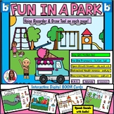 Fun In A Park Actions & Speech Sound BOOM Cards with AUDIO