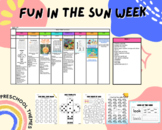 Fun In The Sun Week THEME Weekly Lessons | Printable Toddl
