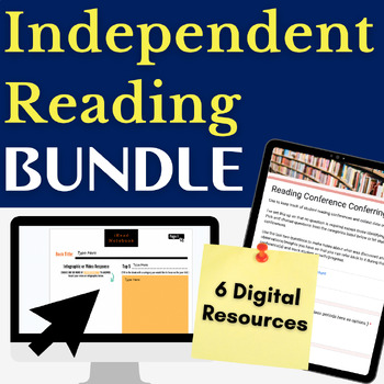 Preview of Fun Independent Reading Activities - Choice Reading Accountability BUNDLE