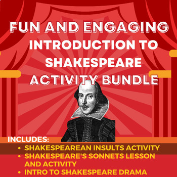 Preview of Fun Introduction to Shakespeare Activity Bundle
