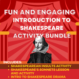 Fun Introduction to Shakespeare Activity Bundle