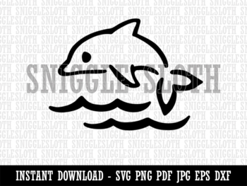 Dolphin Svg, Ocean Svg, Fish Svg, Leopard - Cheetah Svg Cut File for  Cricut, Beach Svg, Summer Svg Png Eps Dxf Pdf Vector Clipart Download