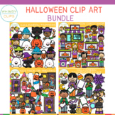 Fun Kids Halloween Clip Art Bundle