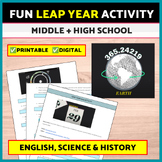 Fun Leap Year 2024 Activity, History of Leap Year, English