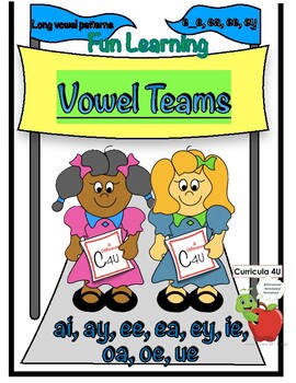 Preview of Fun Learning Vowel Teams! Long /Ee/ Vowel Patterns {Distance Learning}