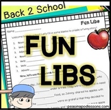 Fun Lib Apples Similar to Back to School Mad Libs ™ ⭐ Prin
