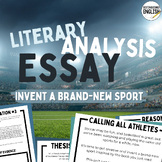 Fun Literary Analysis Essay Assignment for Middle School |