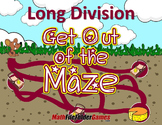Fun Long Division Worksheets / Mazes