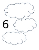 Fun Math Clouds Rain Addition, Subtraction, division, mult