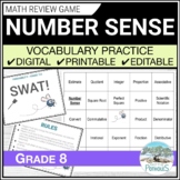 SWAT! Math Game Number Sense & Numeracy Vocabulary New Ont