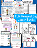 Fun! Memorial Day Lesson Plan Worksheet & Printable Resour