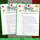 Fun Mexico Trivia | Printable True or False Quiz in Spanis