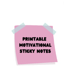 Fun & Motivational Sticky Note Templates for Observer & Teachers