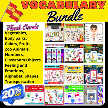 Preview of Fun Names and Vocabulary Explosion: The Kindergarten Mega Flashcard Bundle