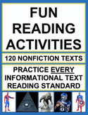 Fun Nonfiction Reading Activities! Sports, Super Hero, Urb