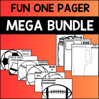 Preview of Fun One Pager MEGA BUNDLE / One Pagers / AVID One Pagers