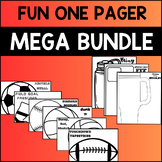 Fun One Pager MEGA BUNDLE / One Pagers / AVID One Pagers
