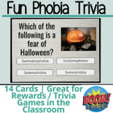 Fun Phobia Trivia Game Boom Cards™ Distance Learning