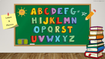 Preview of Fun Phonics Activity for Kindergarten - Letter A (Interactive, Activ Board, PPT)